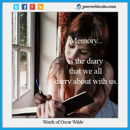 Saying about memory