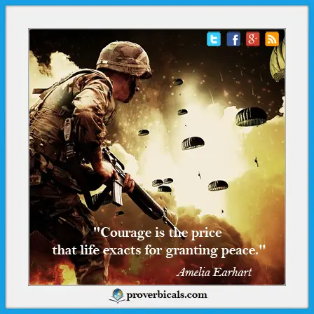 Favorite saying about courage