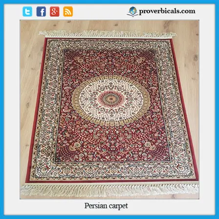 Persian rugs were woven by nomadic tribes 