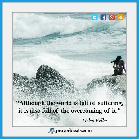 Saying about Suffering