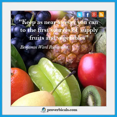 Saying about Fruits