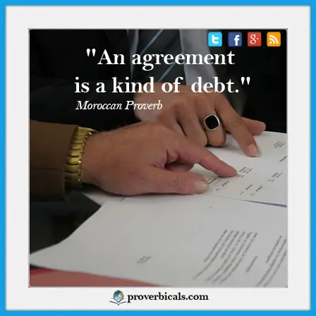 Agreement Proverbs
