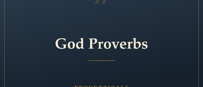 God Proverbs — Proverbicals