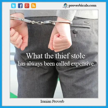 Saying about Stealing