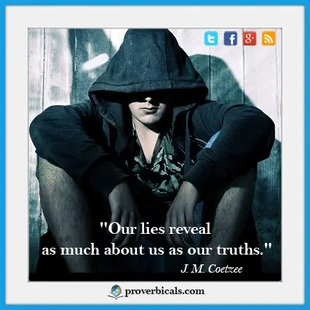 Favorite quote about lies