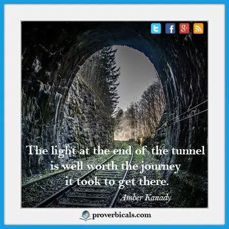 Light at the end of the tunnel