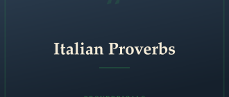 Italian Proverbs — Proverbicals