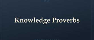 Knowledge Proverbs — Proverbicals