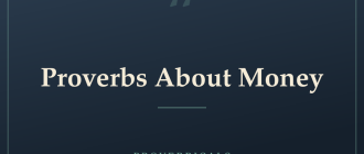 Proverbs About Money — Proverbicals